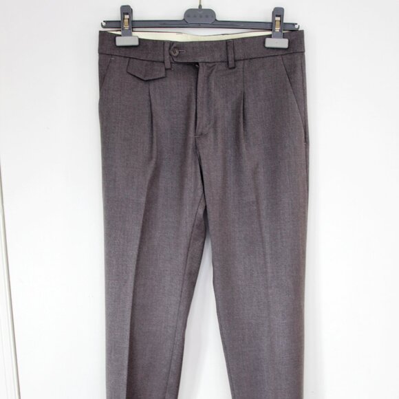 BNWT AW24 RPL ROBERTOPLUXURY DRESS PANTS GREY 32 - Picture 1 of 8